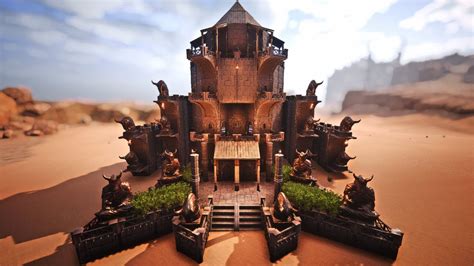 Once a foundation is placed by a clan or individual, that land is considered their territory. . Conan exiles building ideas